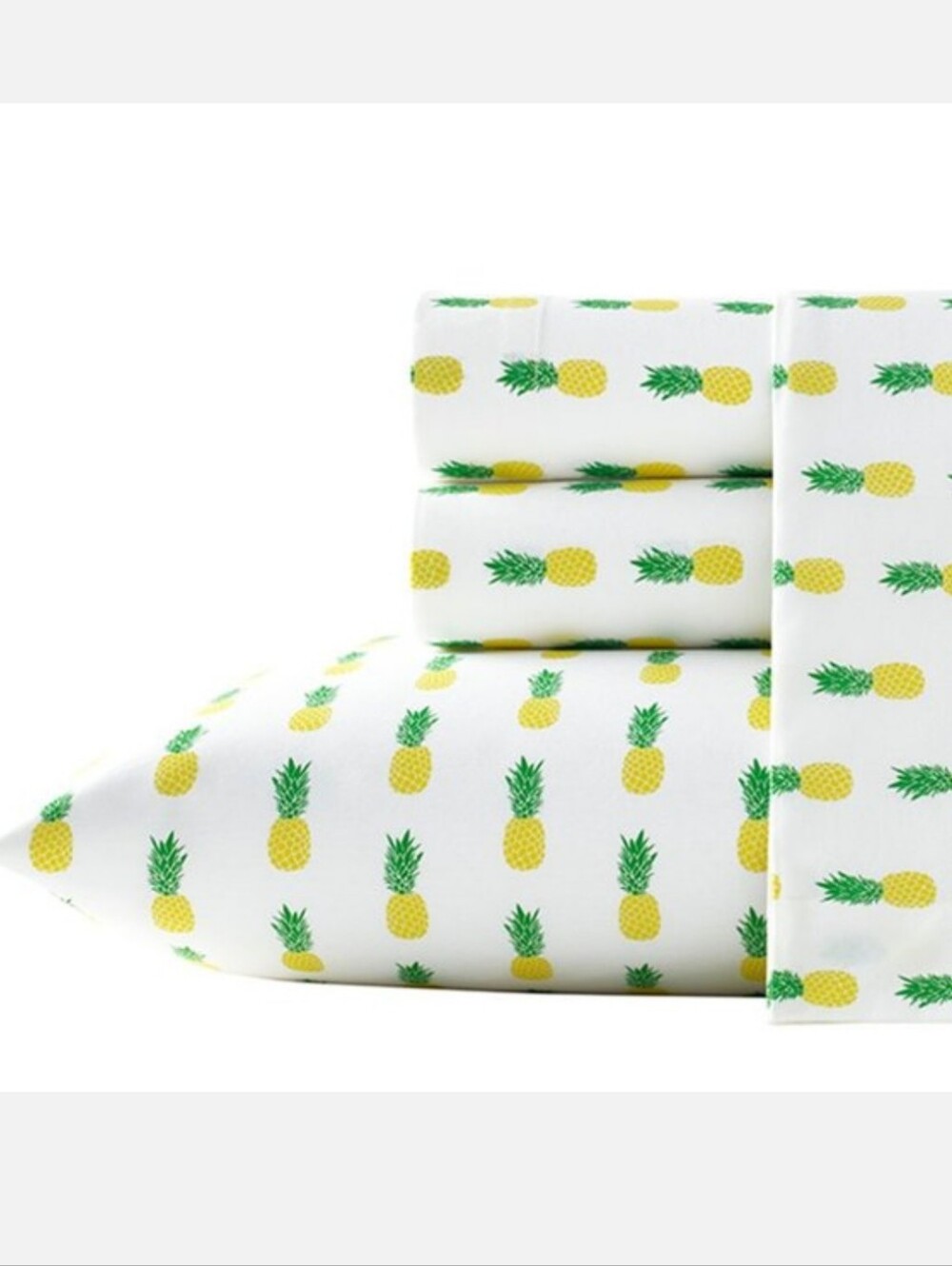 POPPY & FRITZ Pineapples Tropical Print Twin SHEET SET***NEW!